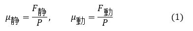 摩擦係数