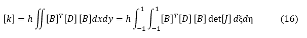 要素剛性マトリクス[k]