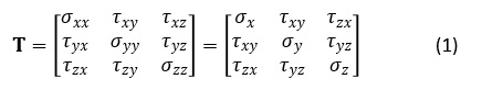 応力テンソル