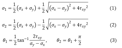 主応力の計算式